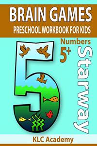 STARWAY BRAIN GAMES PRESCHOOL WORKBOOK FOR KIDS NUMBERS (5+ Years)