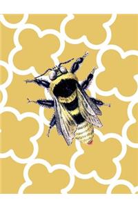 Gold Bee Composition Notebook