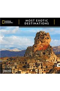 Cal 2020-National Geographic Most Exotic Destinations Wall