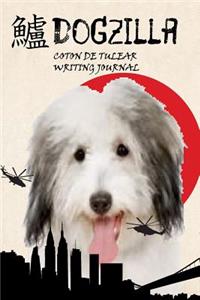 Dogzilla Coton de Tulear Writing Journal