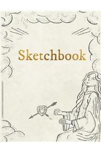 Sketchbook: Personalized Artist Sketchbook, Notebook: Blank Paper for Drawing, Creative Doodling or Sketching
