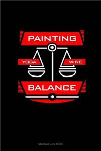 Painting Yoga Wine Balance