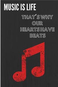 Music Is Life That's Why Our Hearts Have Beats