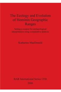 Ecology and Evolution of Hominin Geographic Ranges