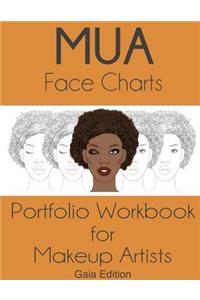 MUA Face Chart Workbook Gaia Edition