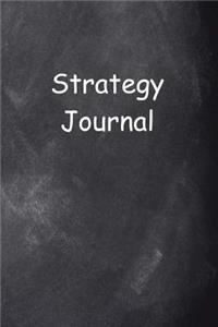 Strategy Journal Chalkboard Design