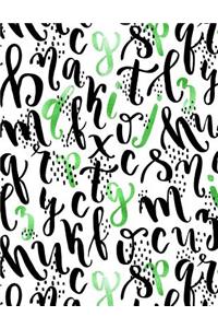 My Big Fat Bullet Journal Sparkly Letters Pattern 16