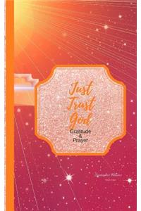 September Blooms Gratitude and Prayer Journal Just Trust God- Rays Edge