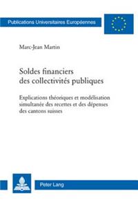 Soldes Financiers Des Collectivités Publiques