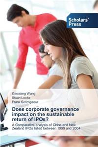 Does corporate governance impact on the sustainable return of IPOs?