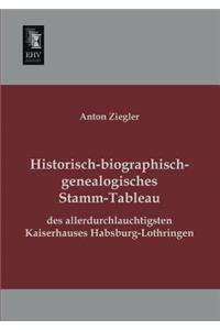 Historisch-Biographisch-Genealogisches Stamm-Tableau Des Allerdurchlauchtigsten Kaiserhauses Habsburg-Lothringen