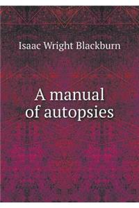 A Manual of Autopsies