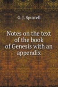 NOTES ON THE TEXT OF THE BOOK OF GENESI