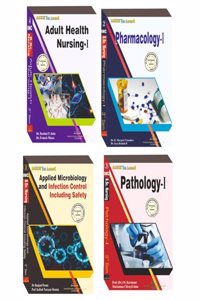 B.Sc. Nursing 3rd Sem Books 4 in 1 ( Applied Microbiology and Infection control Including Safety Adult Health Nursing-I Pharmacology-I )Books IN English By Thakur Publication