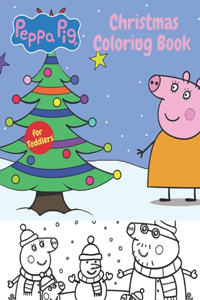 Christmas Peppa pig Coloring Book For Toddlers