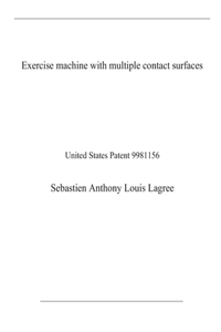 Exercise machine with multiple contact surfaces