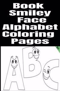Book Smiley Face Alphabet Coloring Pages