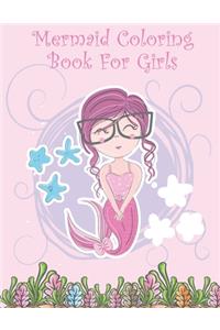 Mermaid Coloring Book For Girls