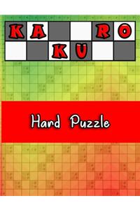 Kakuro Hard Puzzle