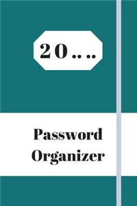 Password Organizer with tabs, logbook