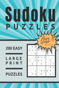 200 Large Print Easy Sudoku Puzzles