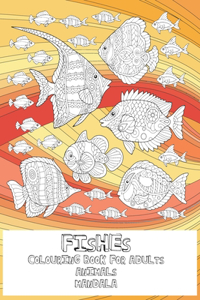 Mandala Colouring Book for Adults - Animals - Fishes