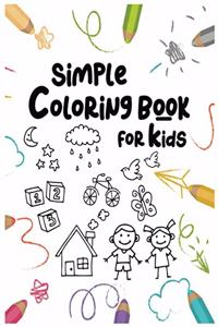 Simple Coloring Book For Kids