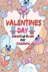 Valentines Day Coloring Book For Toddlers