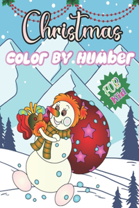 Christmas Color By Number For Kid