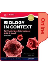 Biology in Context for Cambridge International as & a Level