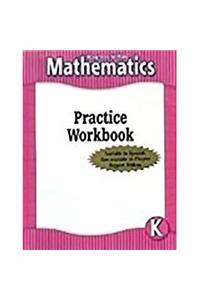 Houghton Mifflin Mathmatics: Practice Workbook Consumable Level K 2002