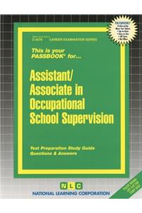 Assistant/Associate in Occupational School Supervision