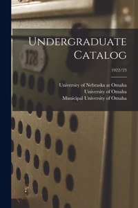 Undergraduate Catalog; 1922/23
