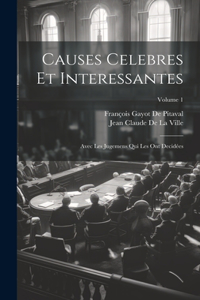 Causes Celebres Et Interessantes
