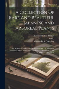 Collection Of Rare And Beautiful Japanese And Arboreal Plants