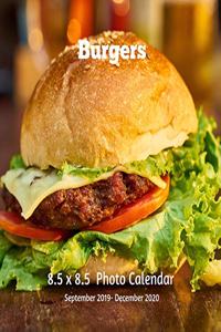 Burgers 8.5 X 8.5 Calendar September 2019 -December 2020