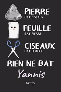 Rien ne bat Yannis - Notes
