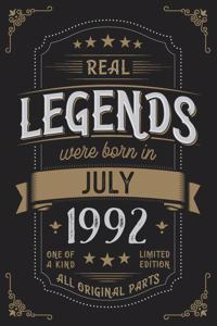 Real Legends were born in July 1992