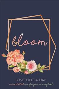 Bloom One Line a Day