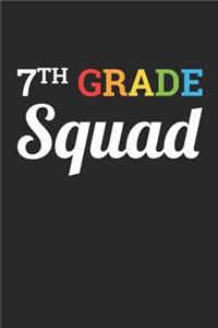 Back to School Notebook 'Seventh Grade Squad' - Back To School Gift for Her and Him - 7th Grade Writing Journal