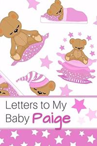 Letters to My Baby Paige