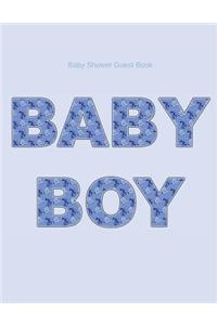 Baby Shower Guest Book Baby Boy