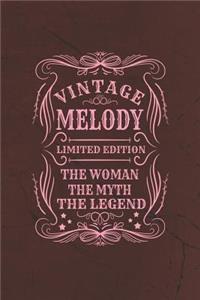 Vintage Melody Limited Edition the Woman the Myth the Legend