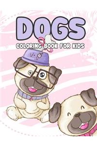 Dogs Coloring Book for kids