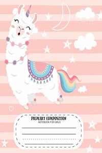 Primary Composition Notebook for Girls
