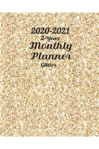 2020-2021 2-Year Glitter Monthly Planner