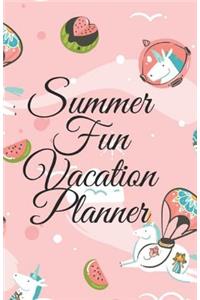 Summer Fun Vacation Planner