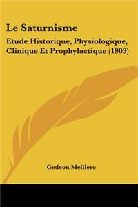 Le Saturnisme