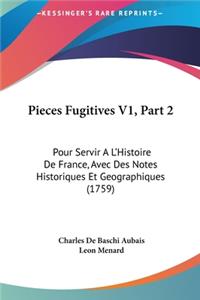 Pieces Fugitives V1, Part 2