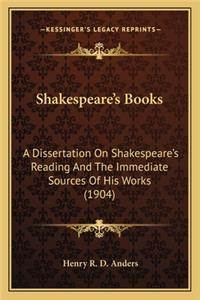 Shakespeare's Books